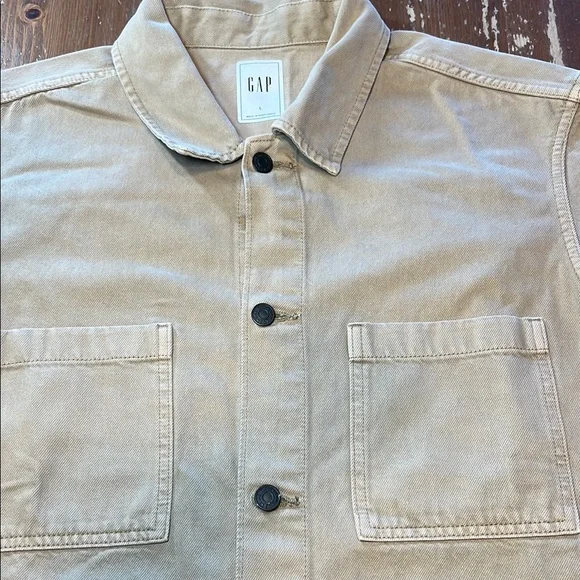 GAP Men's Utility Overshirt - Picture 2 of 8
